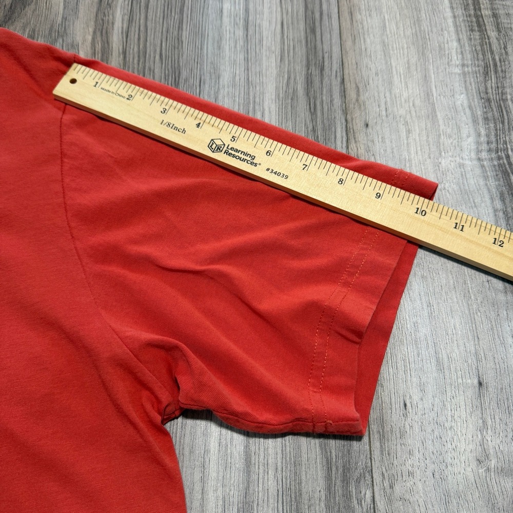 Peter Millar Mens Large Red Pima Cotton Short Sleeve Pocket Polo Golf Shirt - Picture 8 of 10